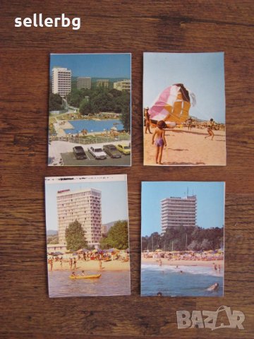 Пощенски картички от Златни пясъци от 1987 и 1988 г. - нови, снимка 6 - Колекции - 27866116