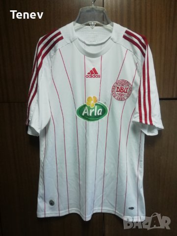 Дания Адидас оригинална футболна тениска фланелка Denmark Adidas 