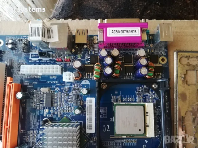 Дънна платка Albatron PX865PEC Pro (V2.0) R2.00 Socket 478 CPU+FAN+RAM, снимка 7 - Дънни платки - 47978775