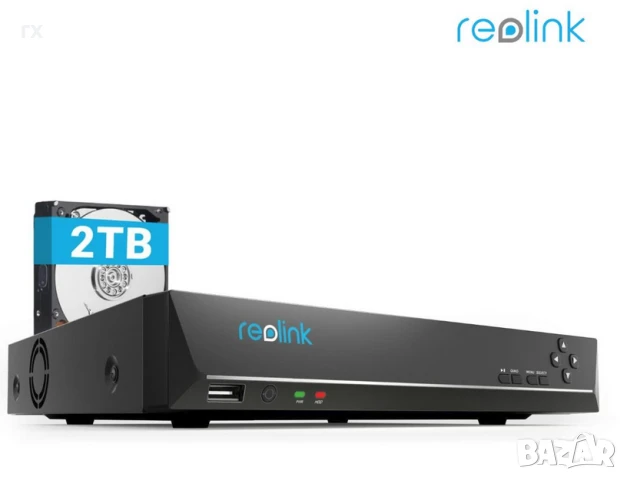 Reolink RLN8-410 (NVS8) PoE 8 канален NVR 2tb dvr