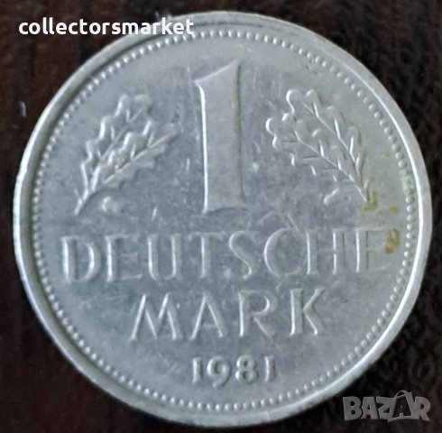 1 марка 1981 J, ФР Германия