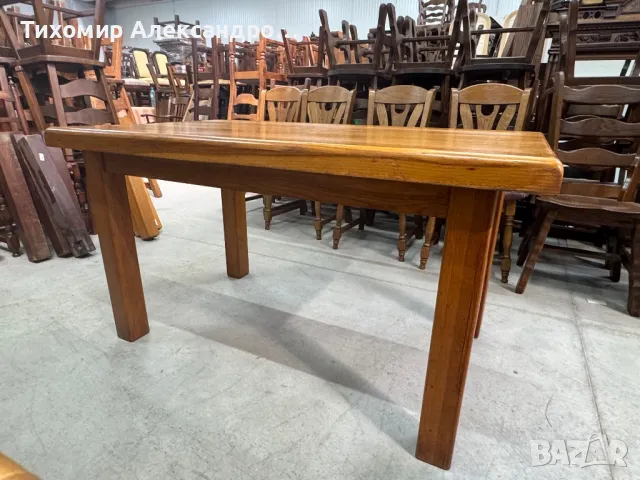 Трапезна маса от дъбов масив, снимка 6 - Маси - 48987910