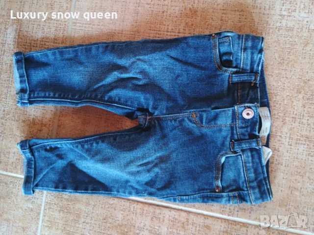 дънки Зара 6м-18м , снимка 5 - Бебешки дънки - 50559954