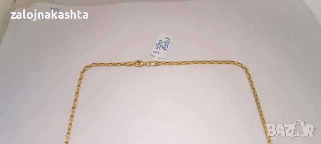 Нов -Златен синджир-3,99гр/14кр, снимка 4 - Колиета, медальони, синджири - 49491189