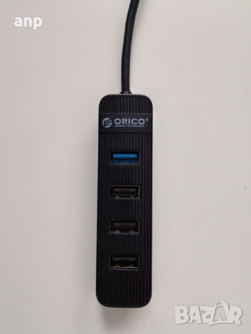 USB Хъб Orico TWU32-4A | 4x USB порта | USB 3.0 | Като Нов, снимка 4 - Други - 44912183
