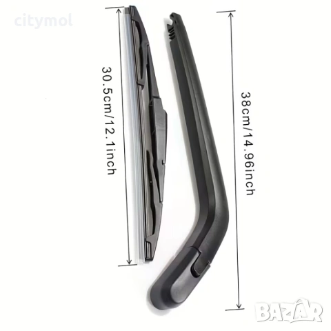 Комплект Задна Чистачка + Рамо за Тойота / Toyota Yaris 2001-2005, снимка 5 - Аксесоари и консумативи - 53528091