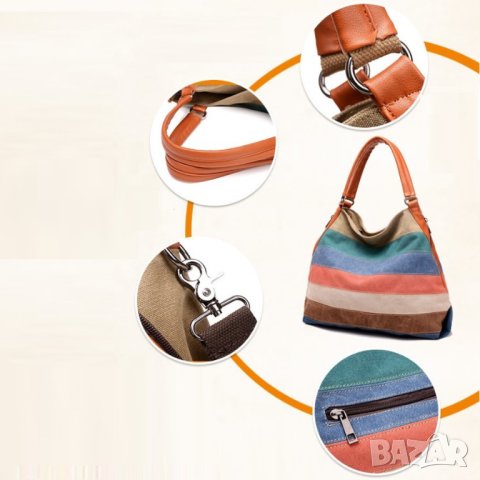 Дамска чанта тип торба Color 1132, снимка 5 - Чанти - 43054922