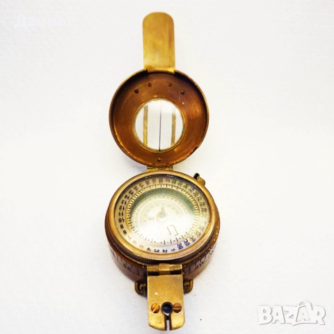 Компас от масивен бронз.  , снимка 3 - Подаръци за мъже - 43839399