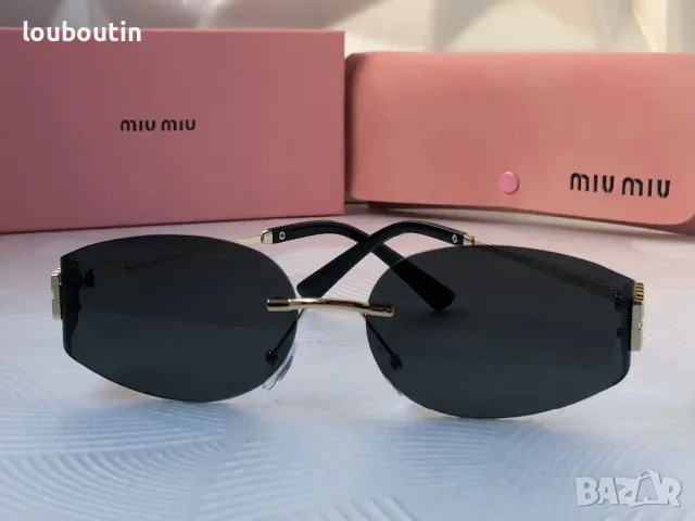 Miu 2024 дамски слънчеви очила елипса 3 цвята, снимка 6 - Слънчеви и диоптрични очила - 48001726