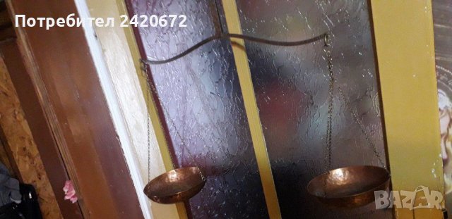 Меден стар  кантар, снимка 2 - Други ценни предмети - 37213005