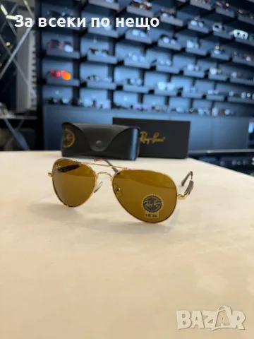 Ray-Ban Слънчеви Очила С UV400 Защита С ПОДАРЪК🎁Калъф Рей Бан - Налични Различни Цветове Код D2184, снимка 3 - Слънчеви и диоптрични очила - 49426288