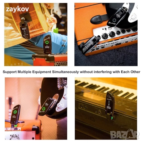 SWIFF - Висококачествен електронен китарен предавател с презареждаща се безжична китарна система, снимка 4 - Други музикални жанрове - 51569258