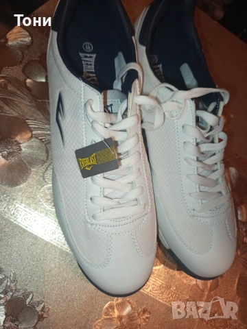 EVERLAST Оригинал Нови Мъжки Кожени Маратонки 46, снимка 5 - Маратонки - 53597153