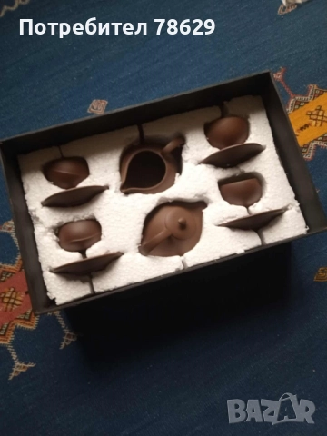 КИТАЙСКИ СЕРВИЗ ЗА ЧАЙ - УНИКАЛЕН - С ПОСТАВКА