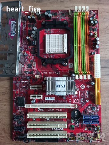 MSI K9N Neo V2, AM2, DDR2, снимка 1 - Дънни платки - 43734438