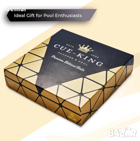 Билярдни топки Cue-King, клас 2”, размер за Обединеното кралство, първокласно качество, снимка 7 - Други спортове - 50796915