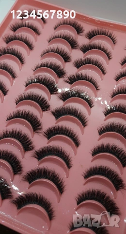 3D Мигли 20 чифта в кутия, снимка 5 - Козметика за лице - 53061301