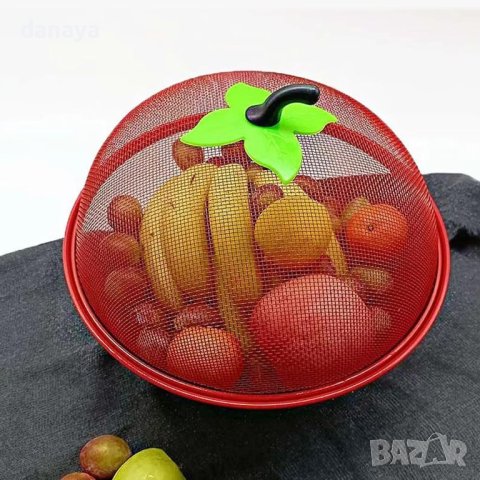 875 Метална купа с капак за плодове и зеленчуци с форма на ябълка, снимка 6 - Аксесоари за кухня - 44065525