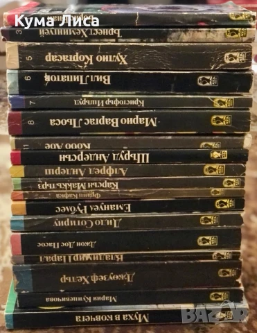 Библиотека Съвременна проза, Меридиани, Майстори на разказа, ВЕК, Съзвездие