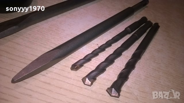 SDS+ КОМПЛЕКТ-ШИЛА И БУРГИИ ЗА ПЕРФОРАТОР, снимка 8 - Бормашини - 27251839