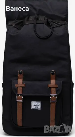 Herschel Раница 'Little America™' в Черно, снимка 2 - Раници - 48539631