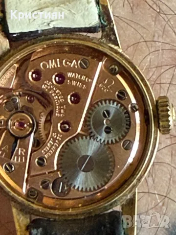 Дамски ръчен часовник OMEGA позлатен, снимка 3 - Дамски - 50280946