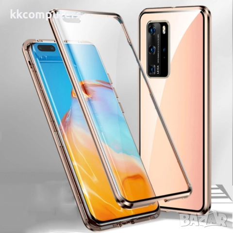 Huawei P40 Pro View Window/ Magnetic Metal Frame Калъф и Протектор, снимка 9 - Калъфи, кейсове - 51860671