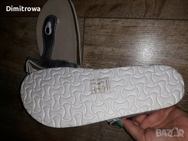 н.38 сребристи чехли, снимка 2 - Чехли - 37922881