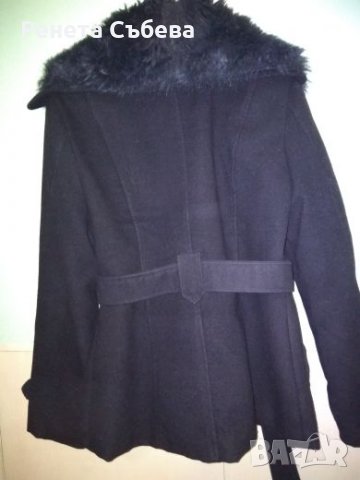 Палто със сваляща се яка, снимка 2 - Палта, манта - 27081599