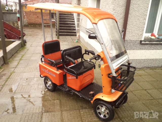 Електрически скутер за двама-с покрив!!!ТРАНСПОРТ, снимка 2 - Инвалидни скутери - 53571857