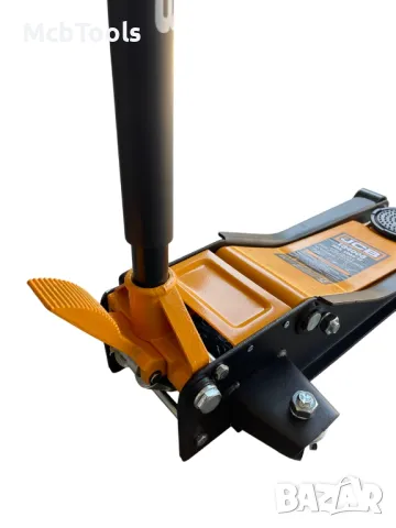 Нископрофилен крик крокодил 4 тона с две помпи и педал 75 – 505мм JCB, снимка 6 - Други инструменти - 50078979