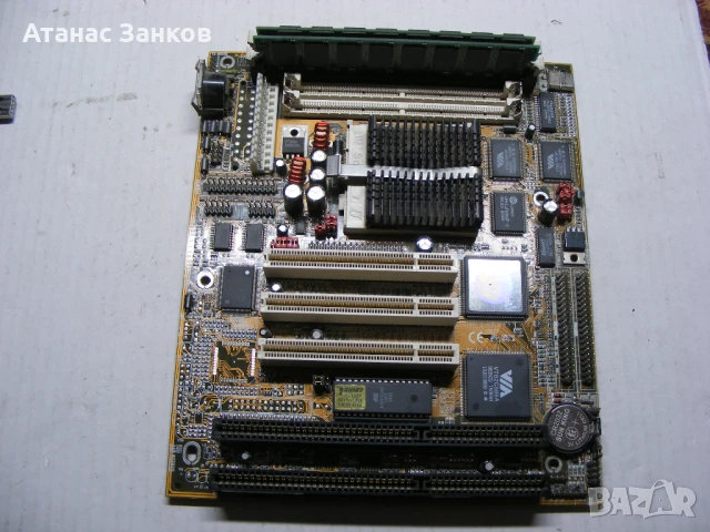 Ретро дънна платка Socket 7  PCPartner am-545+ Intel Pentium 166, снимка 2 - Антикварни и старинни предмети - 50534867