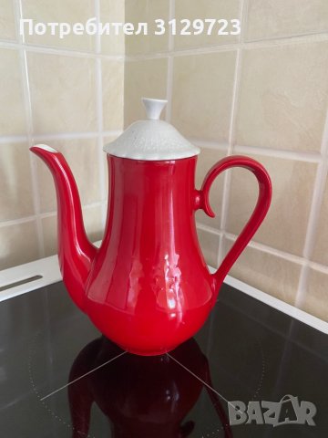 червен чайник от соца