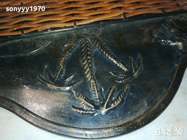 ПОСТАВКА ЗА ВЕСТНИЦИ СПИСАНИЯ-МЕТАЛ РАТАН 1501241715, снимка 8 - Антикварни и старинни предмети - 43820206