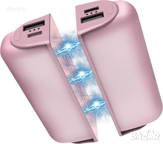 Акумулаторни нагреватели за ръце 2 бр., розови