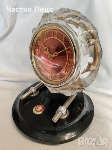 Супер Рядък Кристален Комунистически Часовник Majak МАЯК СССР, снимка 5 - Антикварни и старинни предмети - 39955687