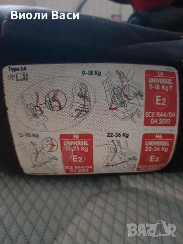 Детски столчета за кола , снимка 5 - Столчета за кола и колело - 53334404