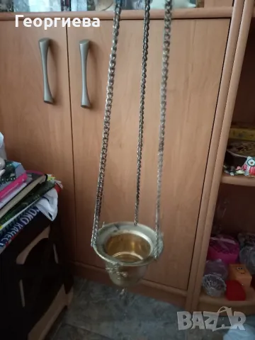 Бронзово кандило , снимка 8 - Антикварни и старинни предмети - 50318642