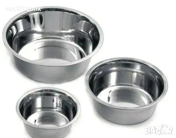 Купа подходяща за хранилка или поилка неръждаема стомана - 800мл, снимка 2 - За кучета - 47598915