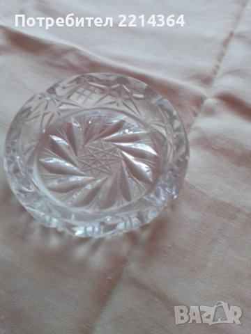 Кристален Пепелник - Бохемия, снимка 2 - Сервизи - 43447770