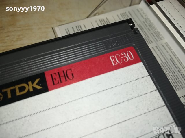 TDK EHG EC-30 TAPE 1401241935, снимка 8 - Аудио касети - 43806020