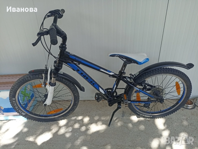 Детски алуминиев велосипед Trek 20" с амортисьор с вилка.