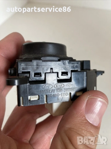 Бутон за управление на странични огледала за KIA Soul 1.6 CRDi (2011) 486480-1110, снимка 2 - Части - 53335196