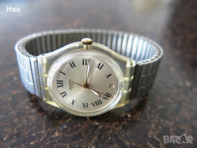 Ретро ръчен часовник SWATCH AG 1998, швейцарско производство, унисекс, снимка 5 - Дамски - 43379501