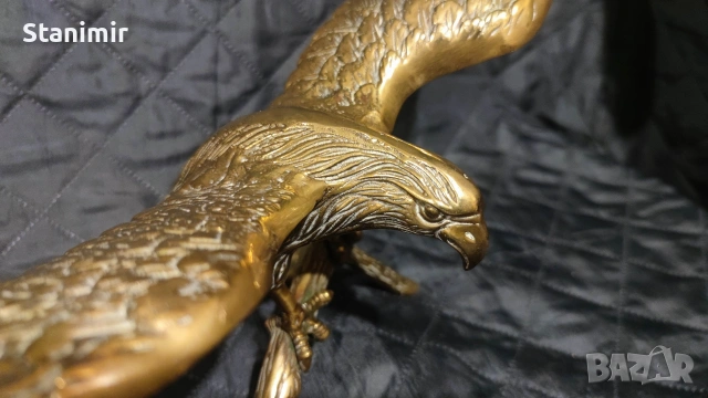 бронзов орел , снимка 2 - Статуетки - 53479714