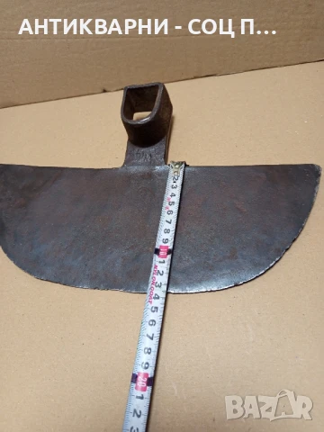 Соц Стара Ръчно Кована Мотика Сърп и Чук Тегло 1.2кг Номер/7/., снимка 9 - Антикварни и старинни предмети - 51184918