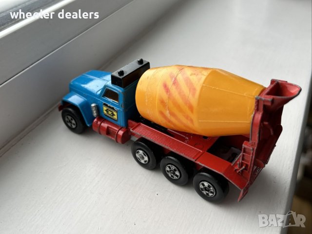 Метална количка Matchbox Super Kings GMC Cement Mixer , снимка 3 - Колекции - 40380462