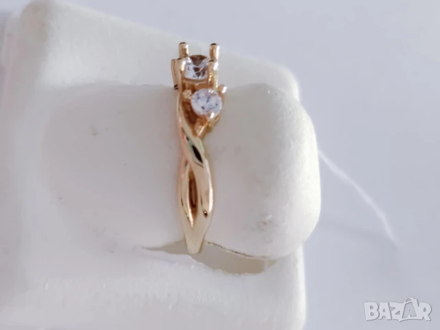 *нов златен пръстен 49573-1, снимка 3 - Пръстени - 42431705