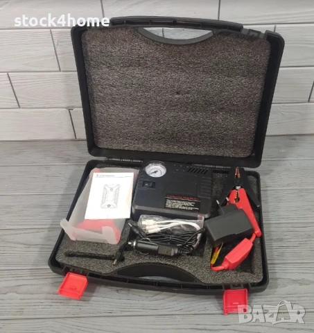 Мултифункционален стартер за кола, Jump starter, 20000mAh, 600A, 12V, Авариен преносим Power Bank, снимка 4 - Аксесоари и консумативи - 53051405