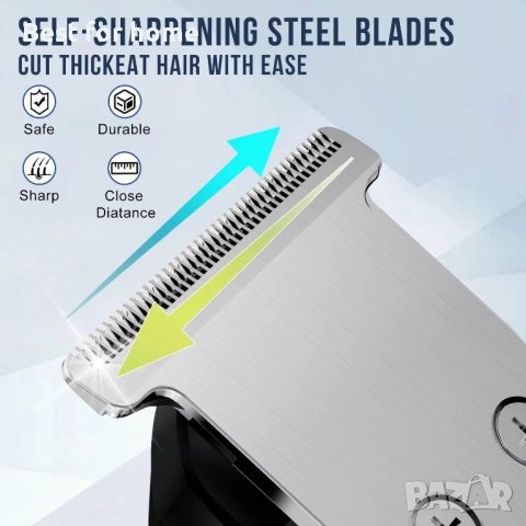 Мъжки тример за брада, снимка 3 - Друга електроника - 52629720